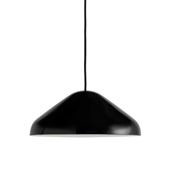 Die Pao Steel Pendelleuchte, Ø 35 x H 14,5 cm, schwarz von HAY