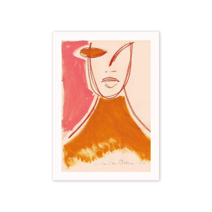 Das Pink Portrait Poster, 50 x 70 cm von Paper Collective