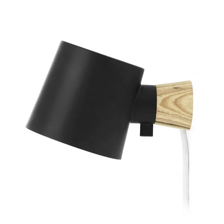 Rise Wandleuchte von Normann Copenhagen in Schwarz