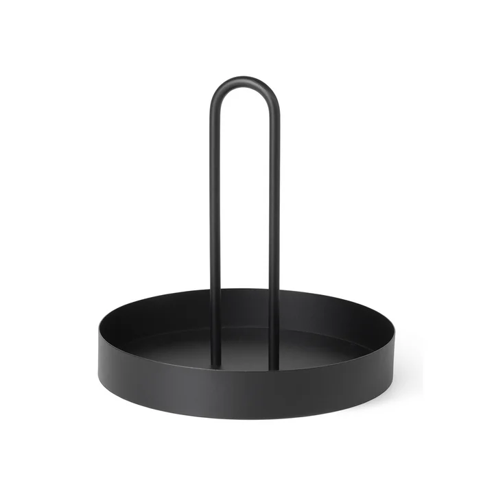 Das Grib Tablett von Ferm Living in schwarz
