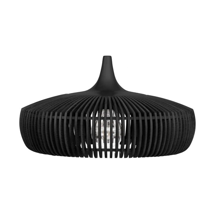 Der Clava Dine Wood Lampenschirm von Umage in schwarz