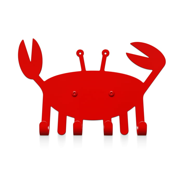 Der Kleine Krabbe Wandhaken von vonbox in verkehrsrot