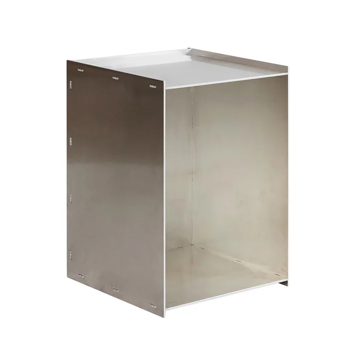 Rivet Box Beistelltisch, Aluminium von Frama
