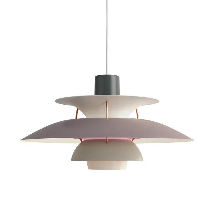 Die Louis Poulsen - PH 5 Pendelleuchte in hues of grey