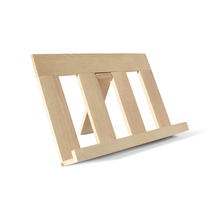 Der Buchständer / Kochbuchhalter von side by side in Esche