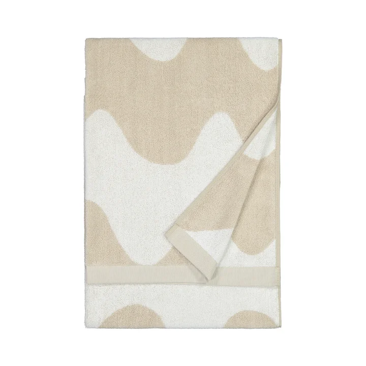 Das Lokki Badetuch von Marimekko in beige / weiß