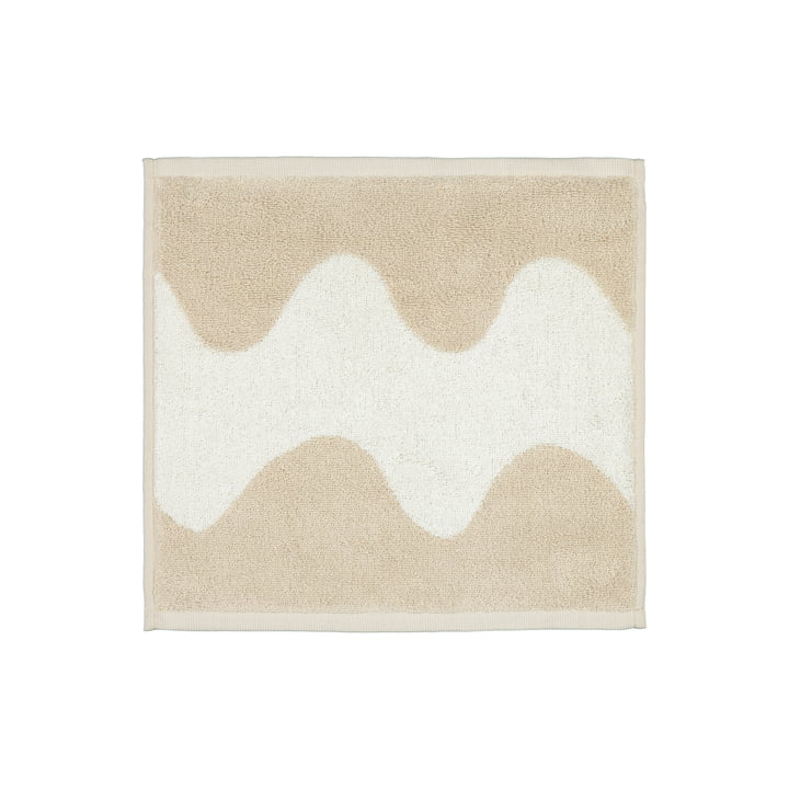 Das Lokki Mini-Handtuch von Marimekko in beige / weiß
