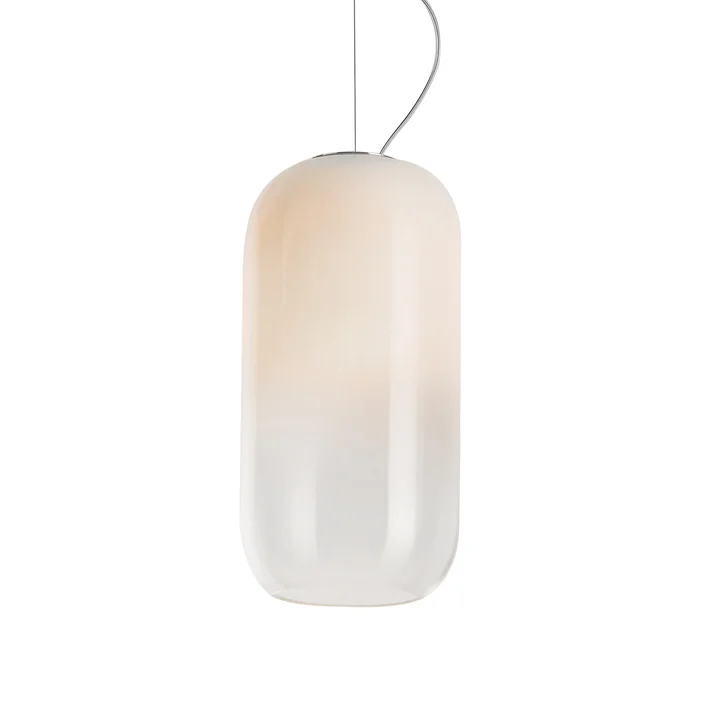 Gople Pendelleuchte Ø 21 x H 42 cm von Artemide in weiß