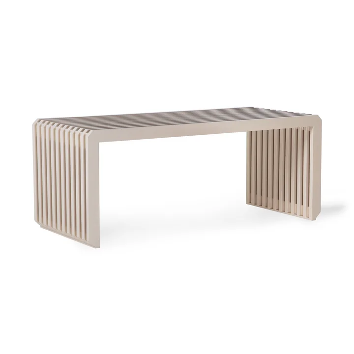 Slatted Bank, Länge 96 cm, cream von HKliving