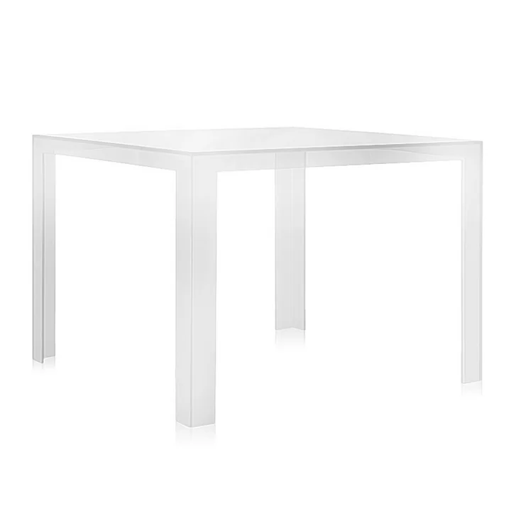 Invisible Esstisch 100 x 100 cm von Kartell in glasklar
