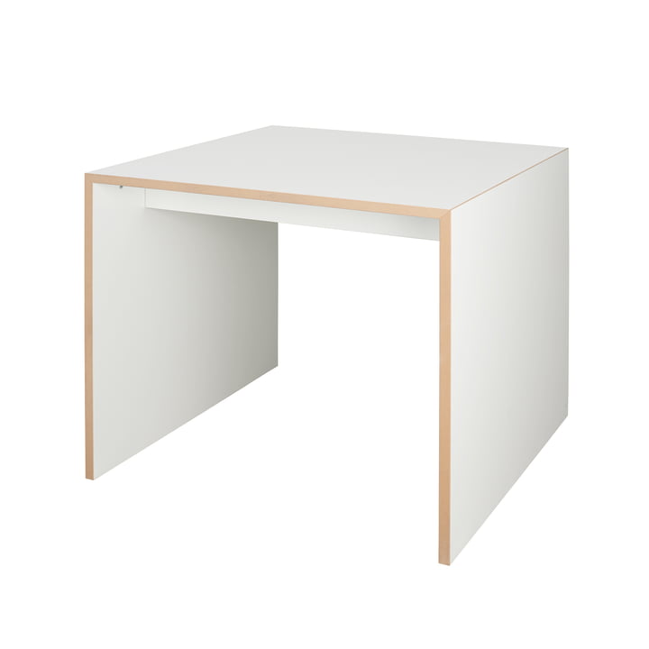 freistell Tisch 80 x 80 cm von Tojo in weiß
