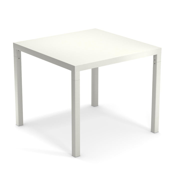 Der Nova Tisch von Emu in weiß, 90 x 90 cm