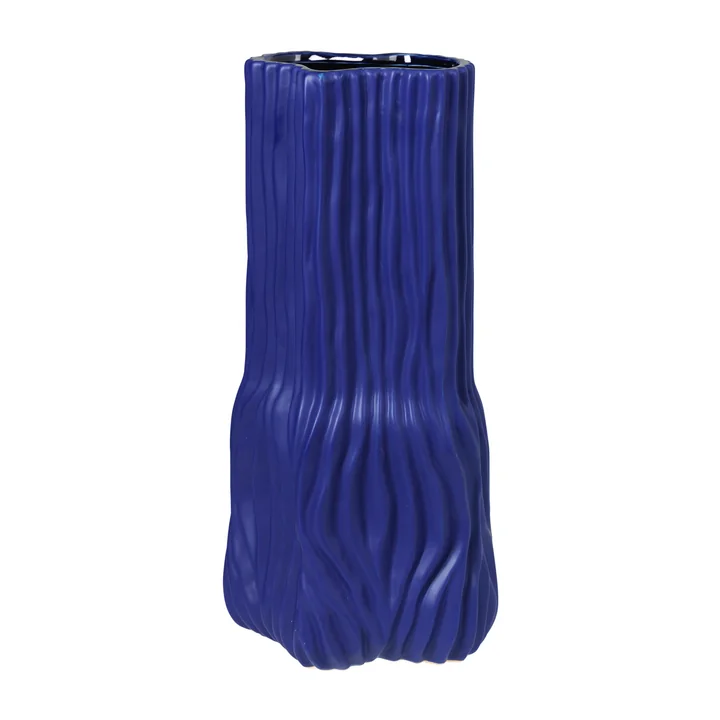 Die Magny Vase von Broste Copenhagen in dunkelblau, H 43 cm