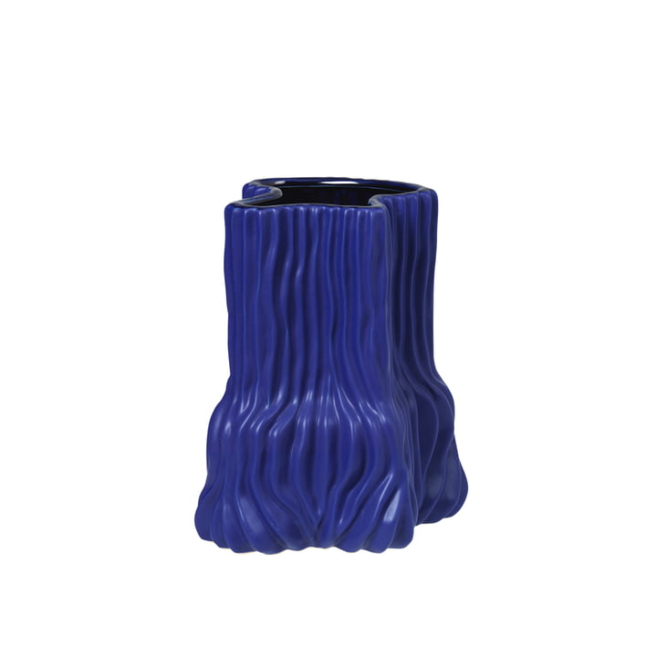 Die Magny Vase von Broste Copenhagen in dunkelblau, H 23,5 cm