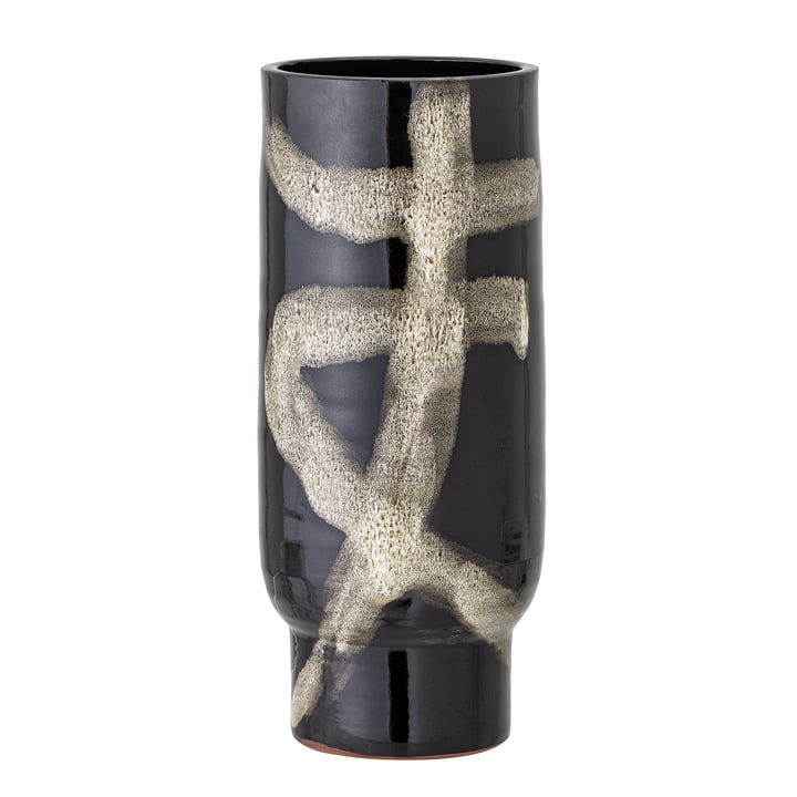 Vefa Vase H 28,5 cm von Bloomingville in schwarz