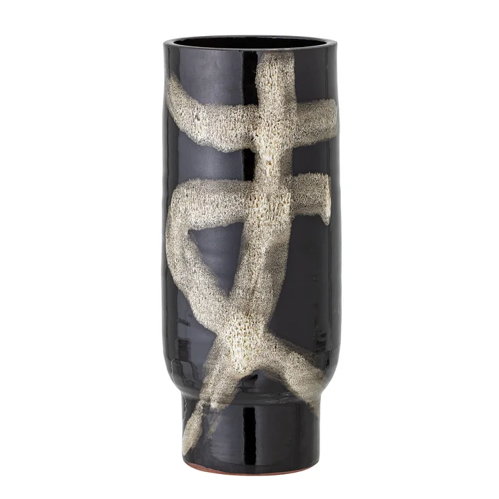 Vefa Vase H 28,5 cm von Bloomingville in schwarz