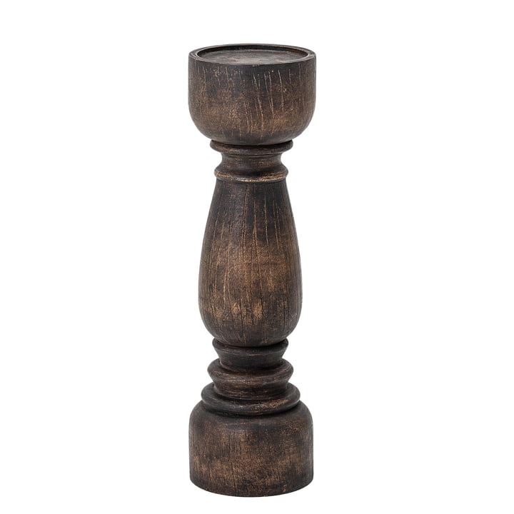 Der Theron Kerzenständer von Bloomingville, Ø 12,5 x H 48 cm, braun