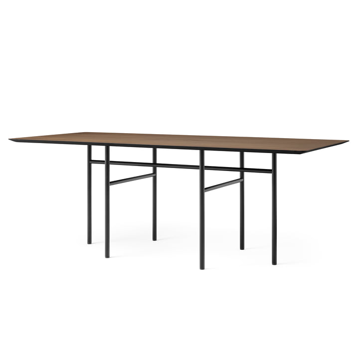 Snaregade Table, rechteckig, 90 x 200 cm, schwarz / Eiche gebeizt von Audo
