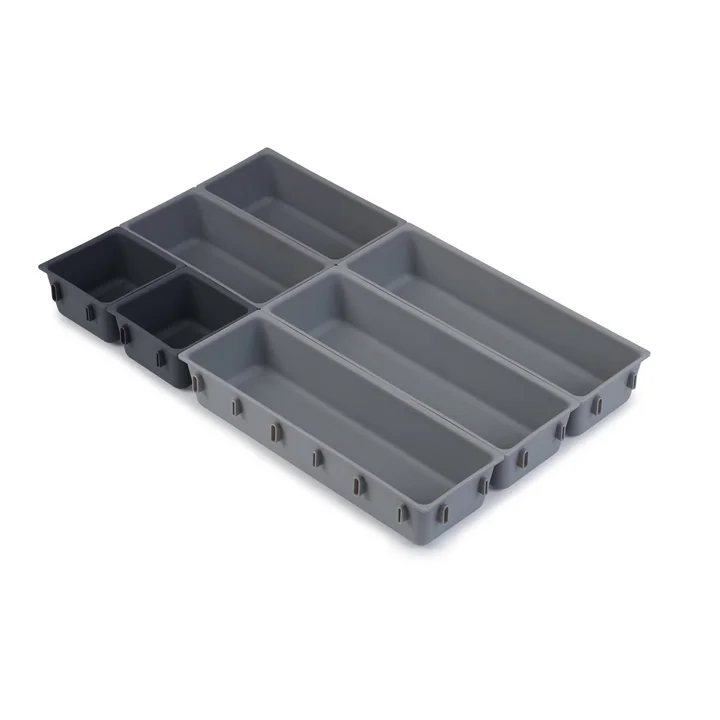 Das Blox Schubladen Organizer Set 7-teilig von Joseph Joseph in grau