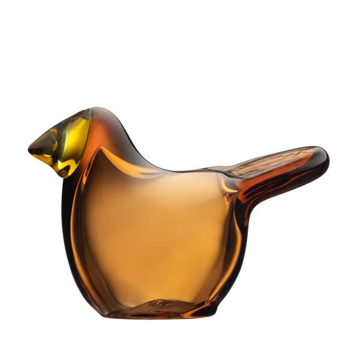 Der Birds by Toikka Flycatcher von Iittala in kupfer / zitrone