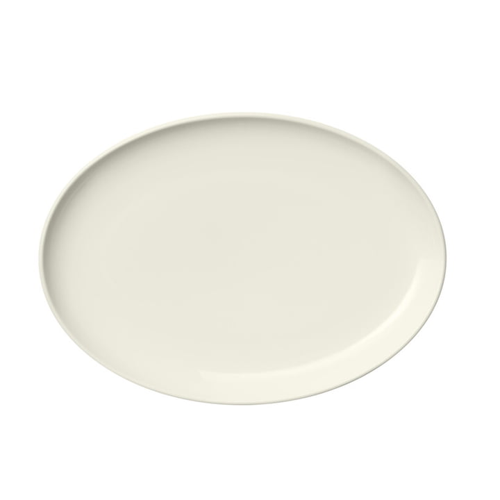 Der Essence Teller von Iittala, oval 25 cm, weiß