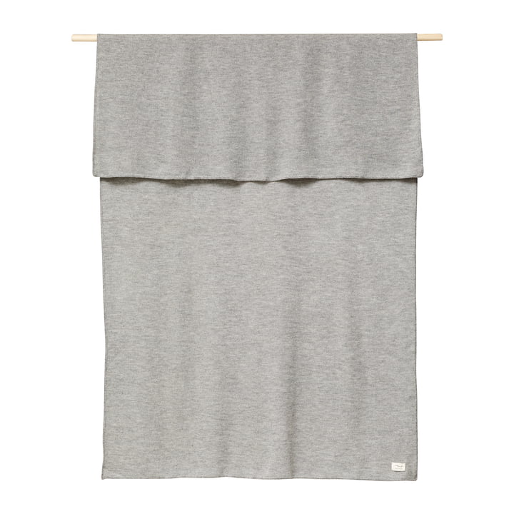 Aymara Decke, 130 x 190 cm, einfarbig grau von Form & Refine