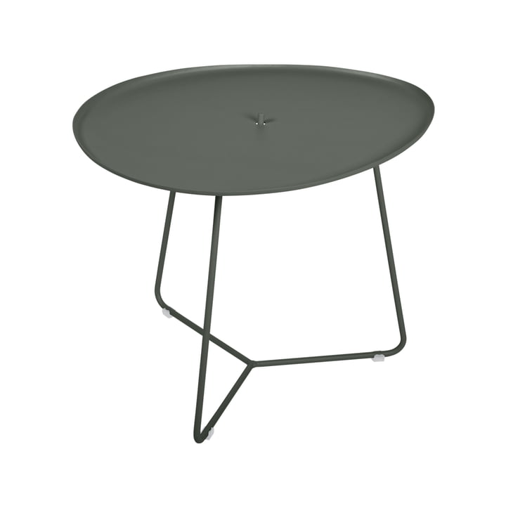 Der Cocotte niedriger Tisch von Fermob, H 43,5 cm, rosmarin