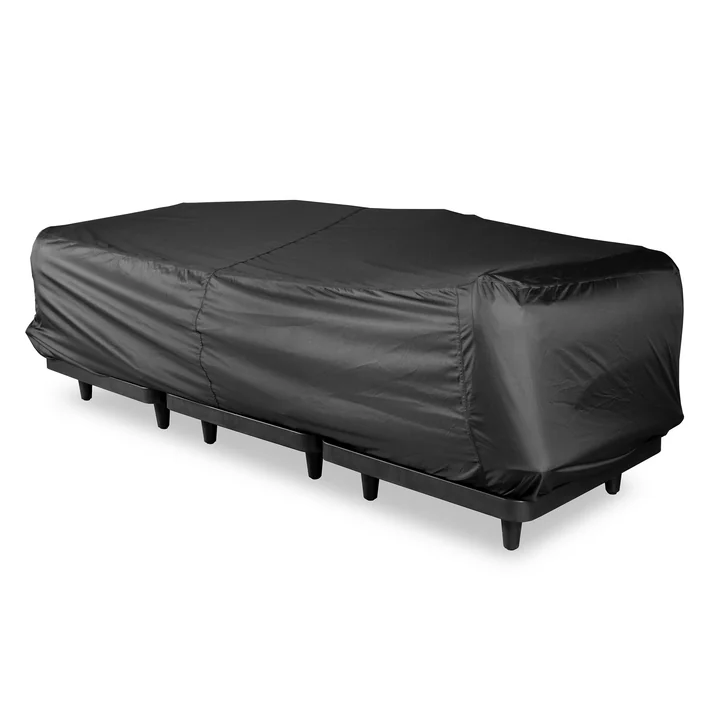 Die Schutzhülle für Paletti Sofa (3-Sitzer) von Fatboy, schwarz 