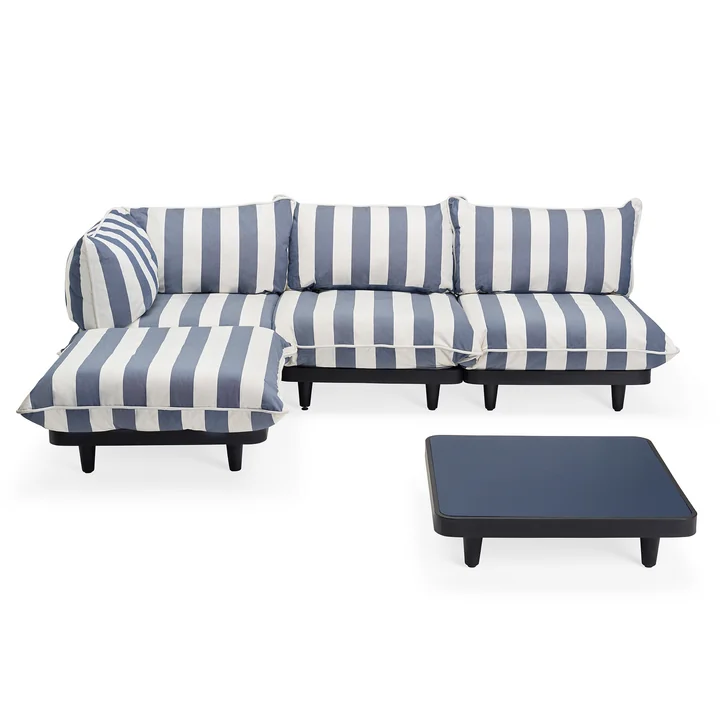 Das gestreifte Paletti Sofa von Fatboy