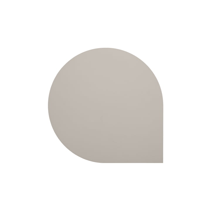 Der Stilla Glasuntersetzer von AYTM, L 10 x W 10 cm, taupe (4er-Set)