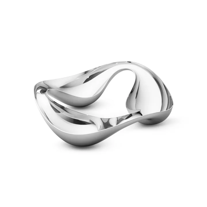 Georg Jensen - Cobra Triple Snackschale, Edelstahl