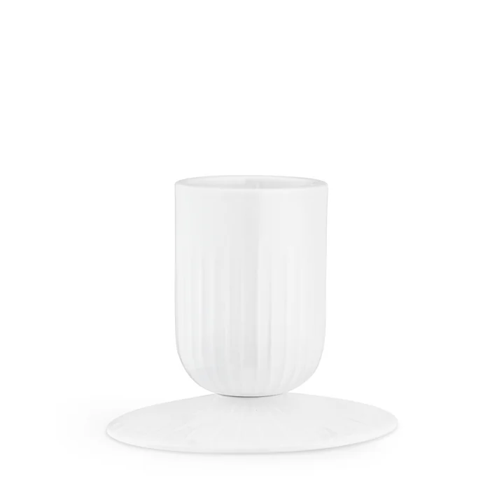 Hammershøi Blockkerzenhalter Ø 5 cm von Kähler Design in weiß