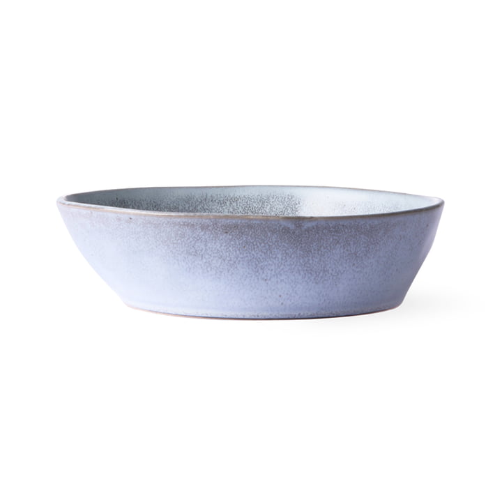 Die Bold & Basic Keramik Schale von HKliving, Ø 19 cm, grau / blau