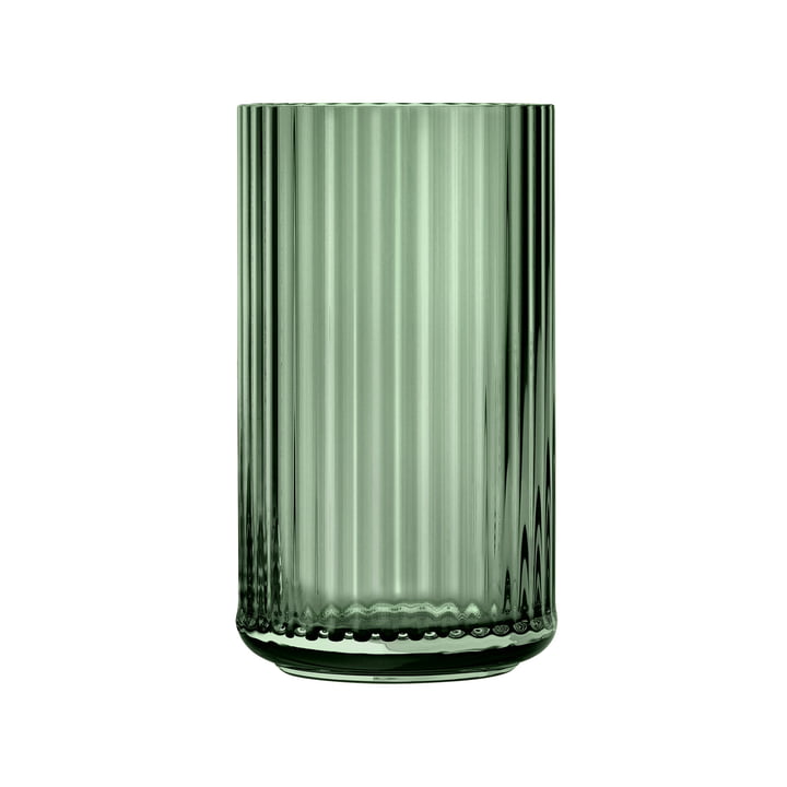 Glasvase H 25 cm von Lyngby Porcelæn in grün