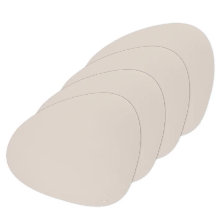 Tischset Curve L in Nupo soft nude (4er-Set) von Lind DNA