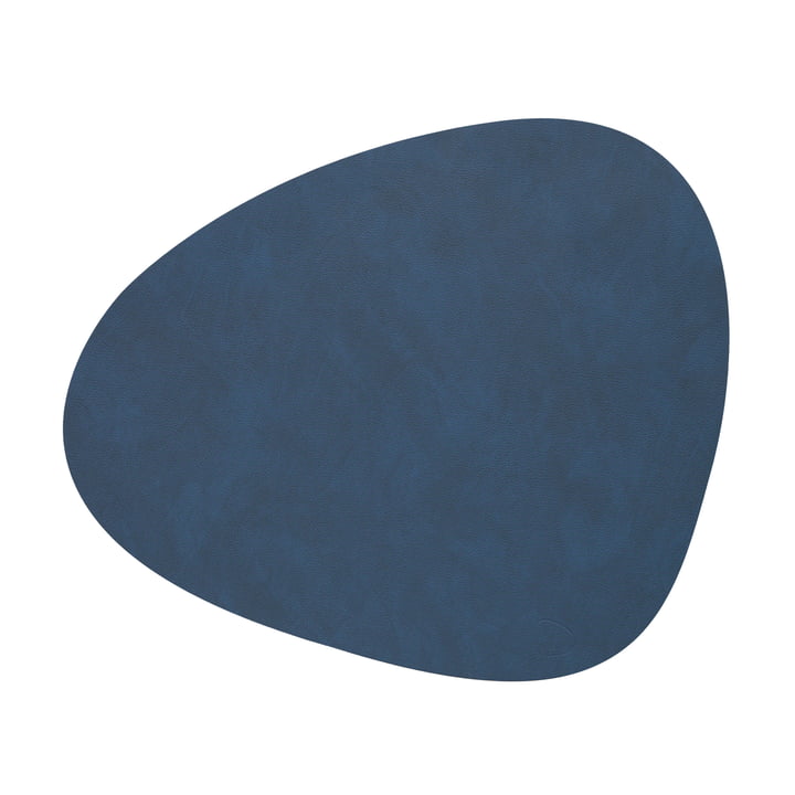 Tischset Curve L in Nupo midnight blue von LindDNA