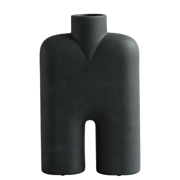 Cobra Vase Tall Hexa von 101 Copenhagen in schwarz
