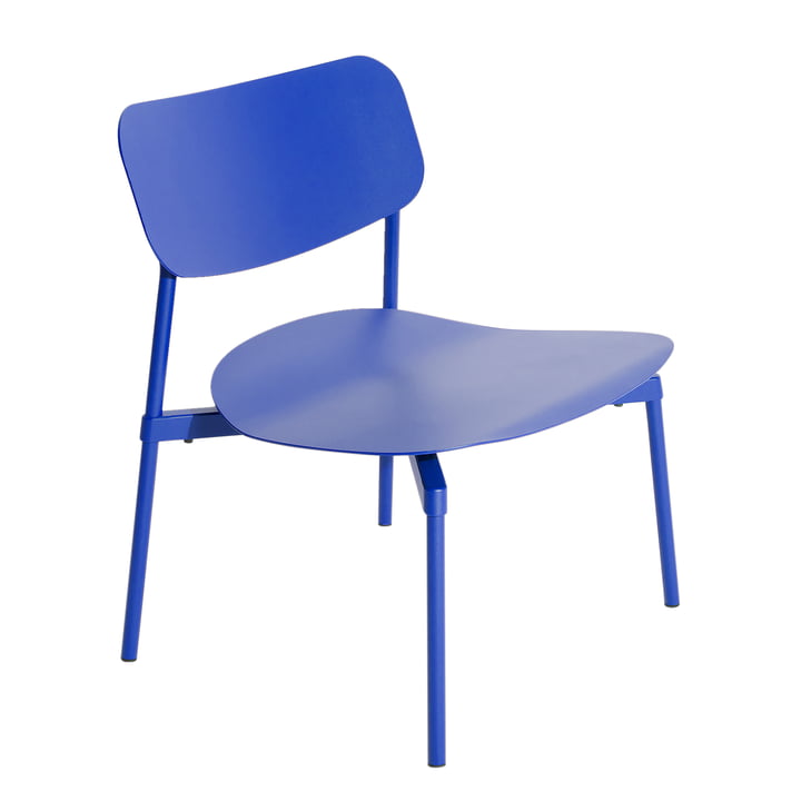 Fromme Lounge Stuhl Outdoor von Petite Friture in blau