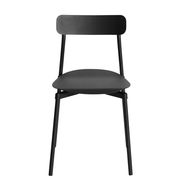 Fromme Stuhl Outdoor von Petite Friture in schwarz