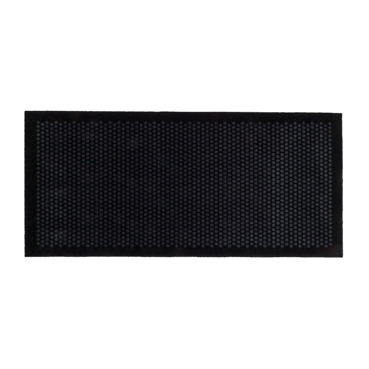 Dot Fußmatte 90 x 200 cm von tica copenhagen in schwarz / grau