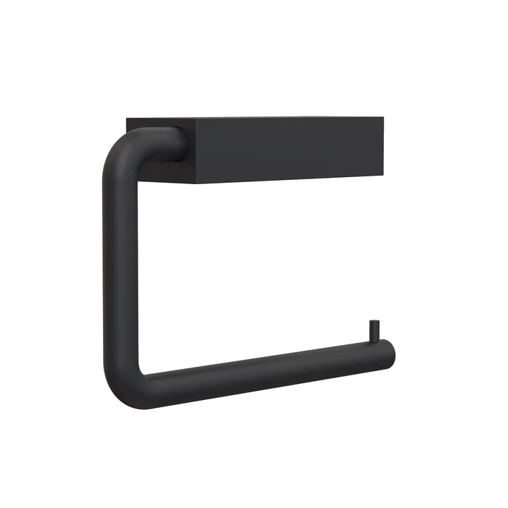 Der Quadra WC-Rollenhalter 3 von Frost, schwarz