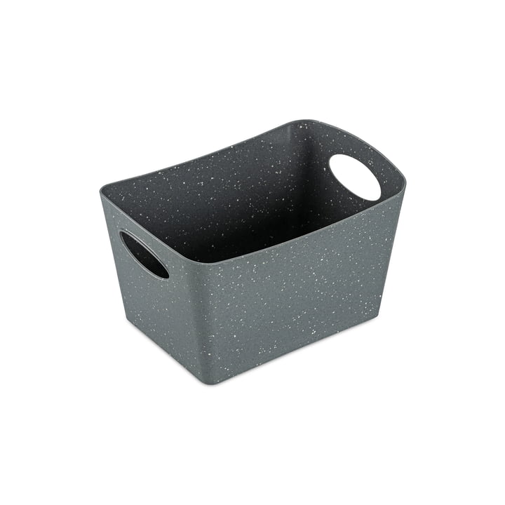 Boxxx S Aufbewahrungsbox von Koziol in der Farbe recycled nature grey