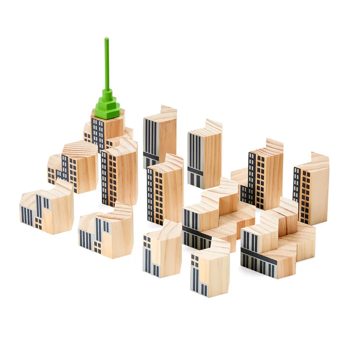 Blockitecture New York City Bausteine von Areaware in der Variante Skyskraper