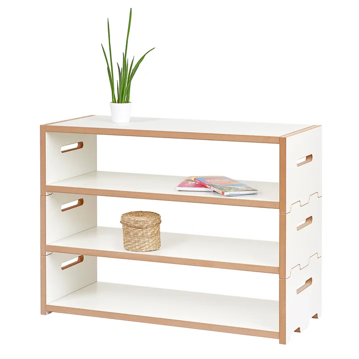 hochstapler Regalsystem von Tojo in weiß