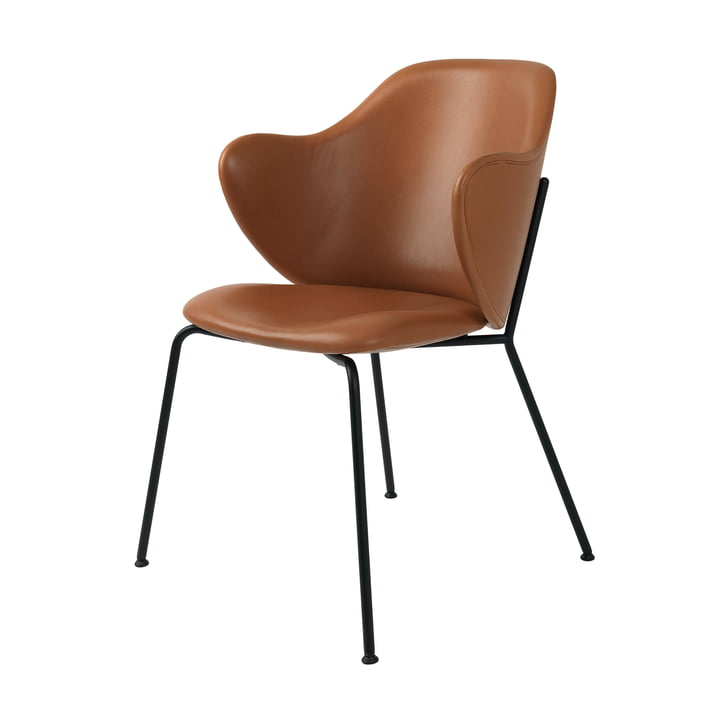 Lassen Chair von by Lassen in Silk Leder / Cognac (0250)