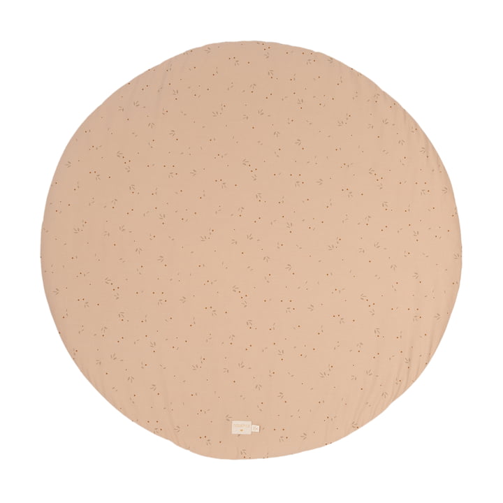 Full Moon Spielmatte, Ø 105 cm von Nobodinoz in willow dune