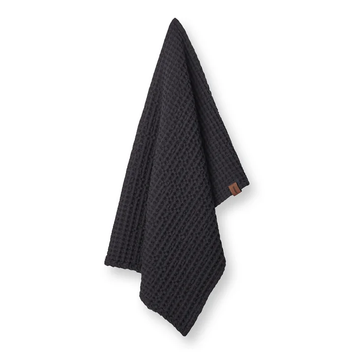 Das Handtuch mit Waffelstruktur von Humdakin, 55 x 80 cm, coal