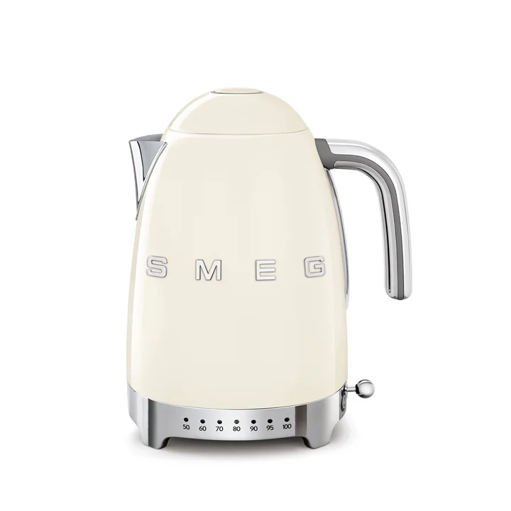 Wasserkocher KLF04 (variable Temperatursteuerung), 1,7 l von Smeg in creme