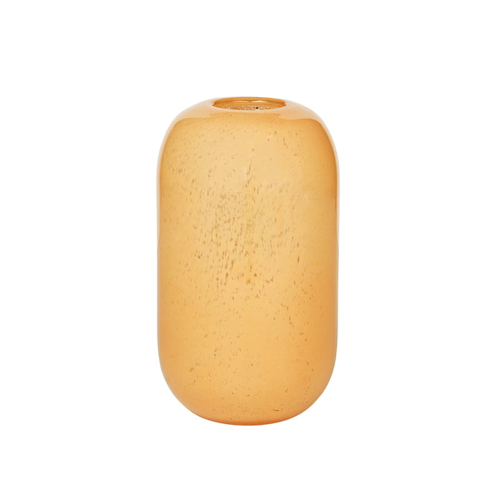 Die Kai Vase von Broste Copenhagen, H 21,5 cm, sheepskin dusty peach