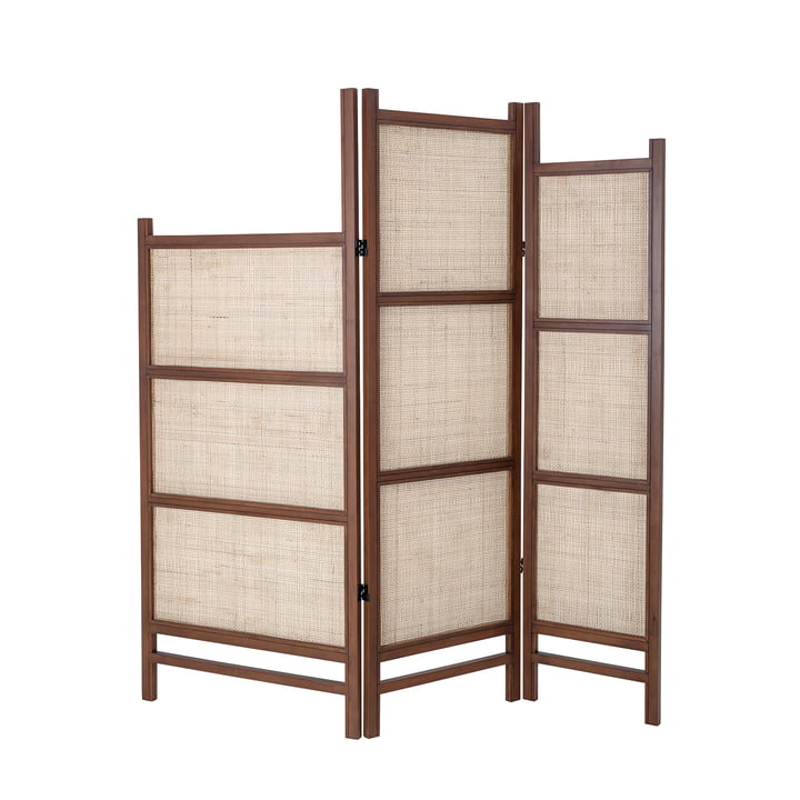 Svenn Paravent von Bloomingville in Rattan / braun